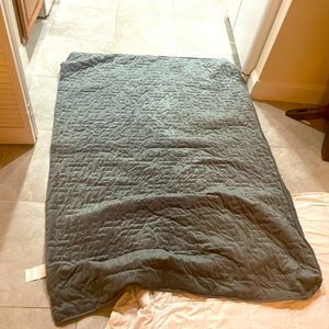 Weighted blanket with cover